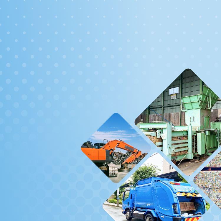 「未来の環境づくりを」私たちはリサイクルの総合プラントです